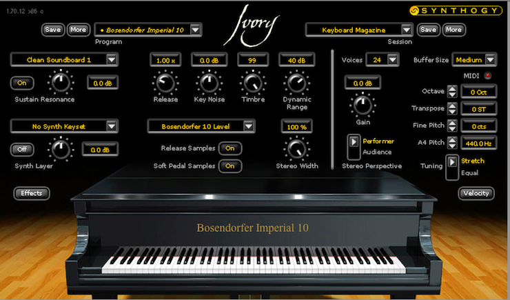 IVORY II GRAND PIANOS